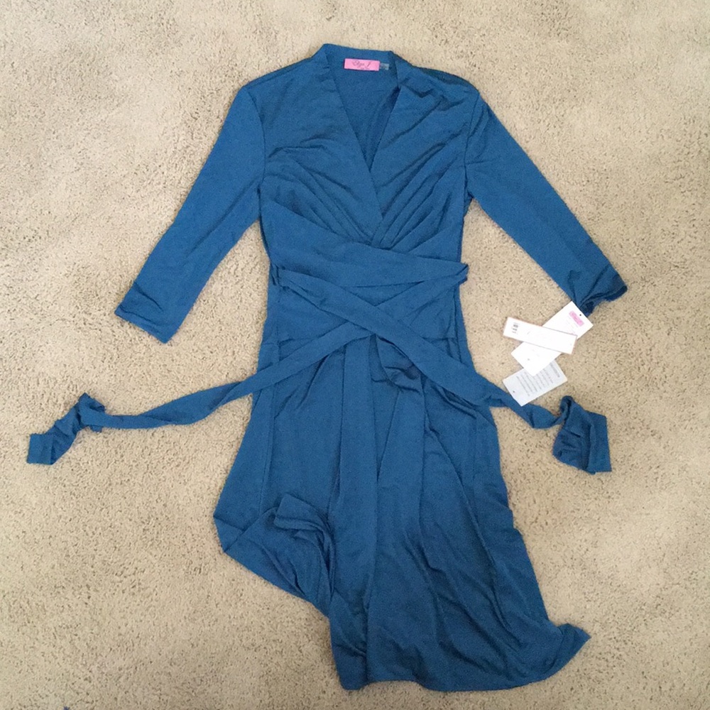 Eliza J wrap dress